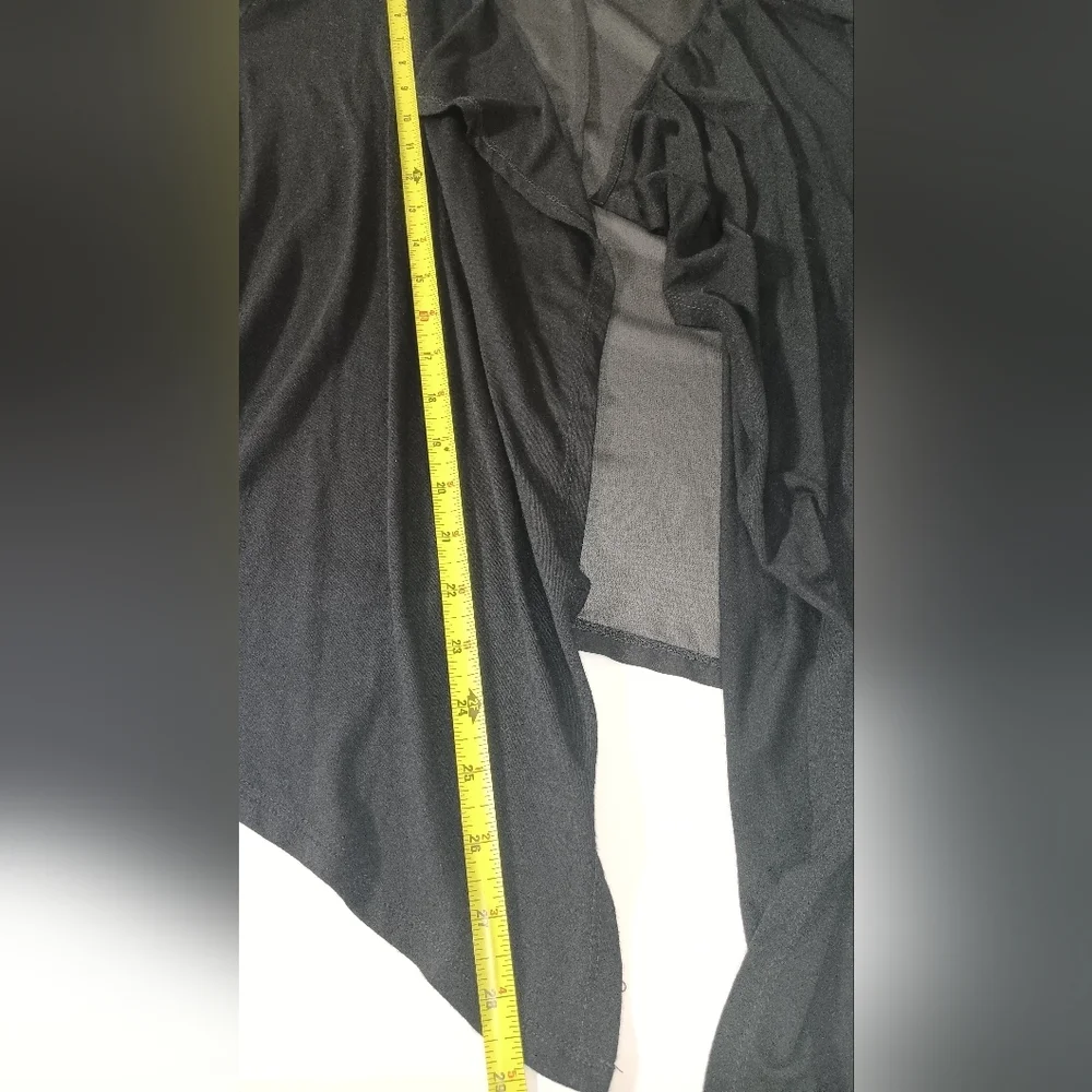 Vince Camuto Black Waterfall Cardigan Sweater - Picture 4 of 8